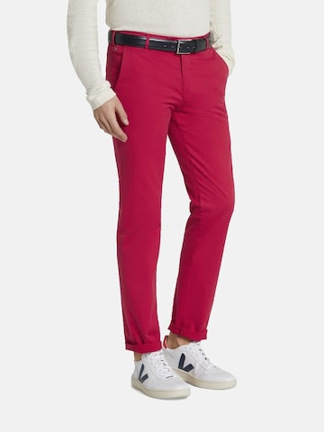 Regular Pantalon chino MEYER en rouge : devant