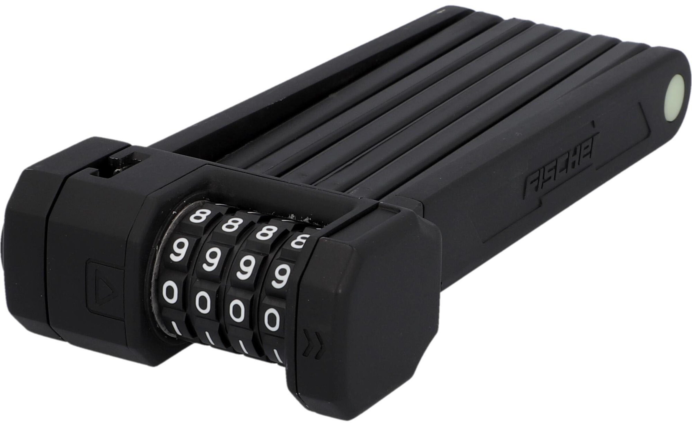 FISCHER Fahrräder Fahrrad Faltschloss in Schwarz: Vorderseite