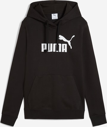 PUMA Športna majica 'ESS No. 1' | črna barva: sprednja stran