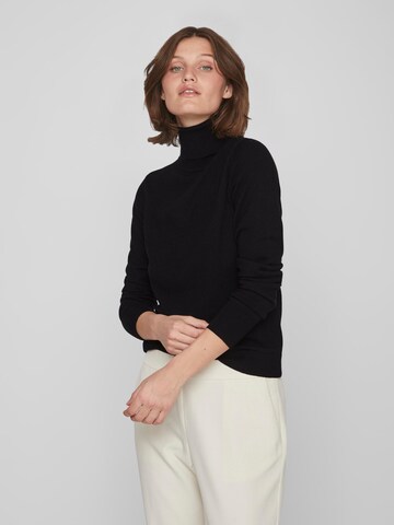 VILA Sweater 'Comfy' in Black: front