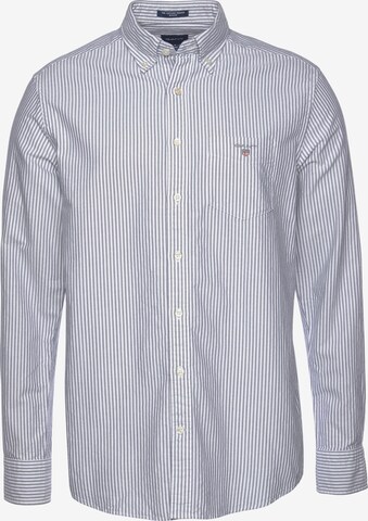 GANT Regular fit Button Up Shirt in Blue: front