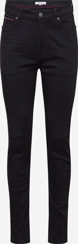 Tommy Jeans Skinny Jeans 'Simon' in Black: front