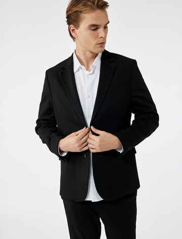 Koton Slim Fit Sakko in Schwarz: Vorderseite