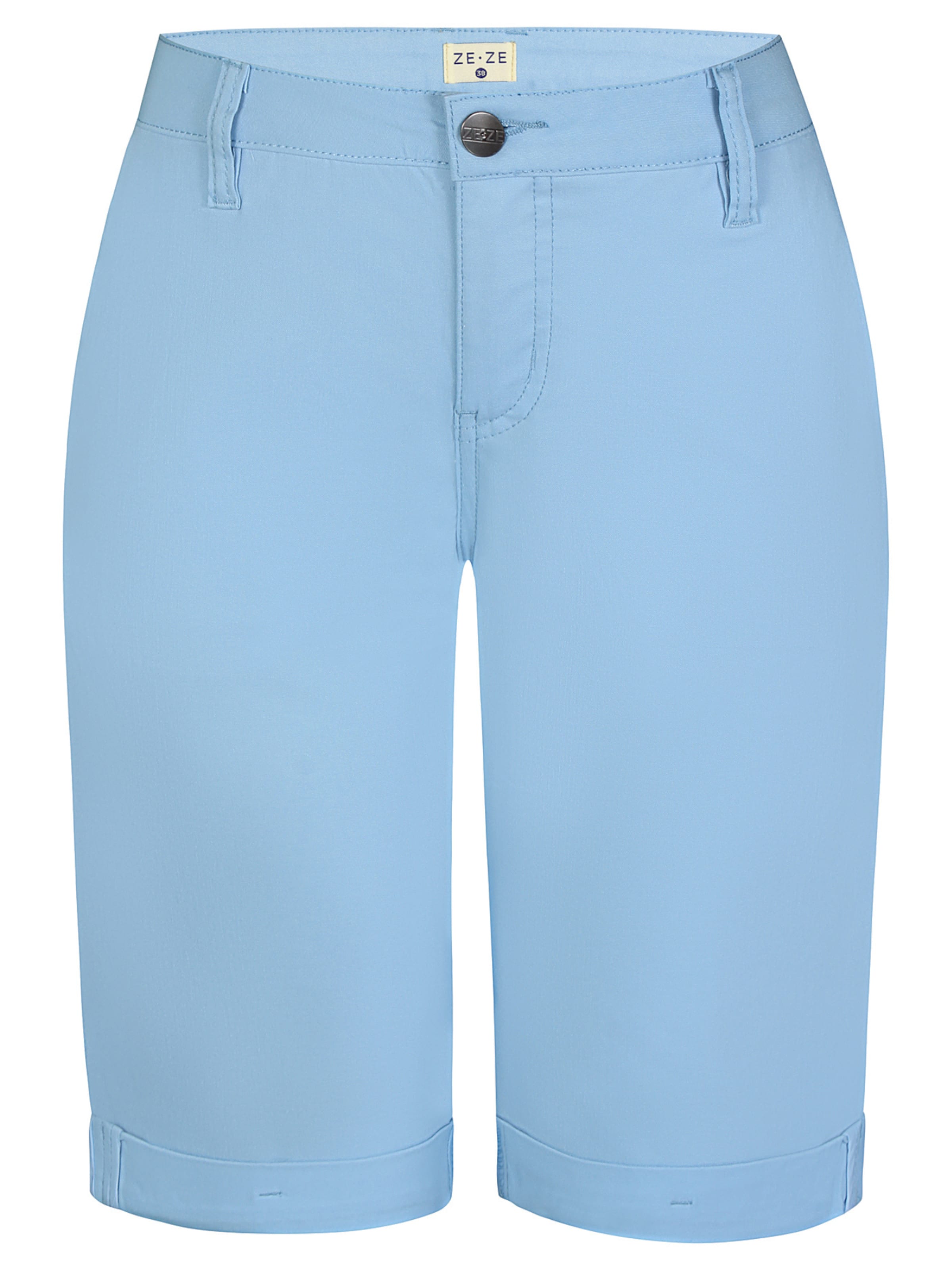 ze-ze Slimfit Hose 'Sanne 313'‌‌‌‌‌‌‌‌‌‌ in Blau: Vorderseite