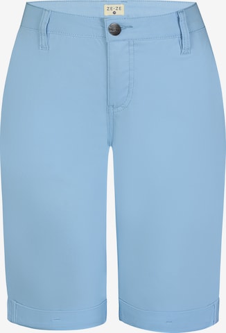 Pantalon 'Sanne 313' ze-ze en bleu : devant