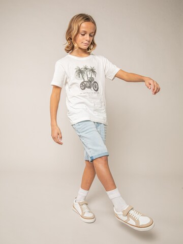 T-Shirt 'Sunderland' Deeluxe en blanc