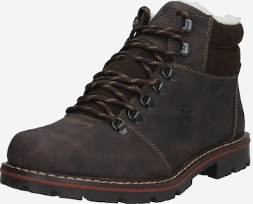 Rieker Veterboots in Bruin: voorkant