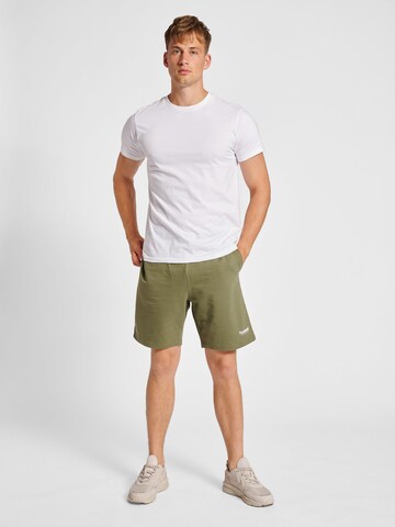 Hummel Regular Workout Pants 'JEREMY' in Green