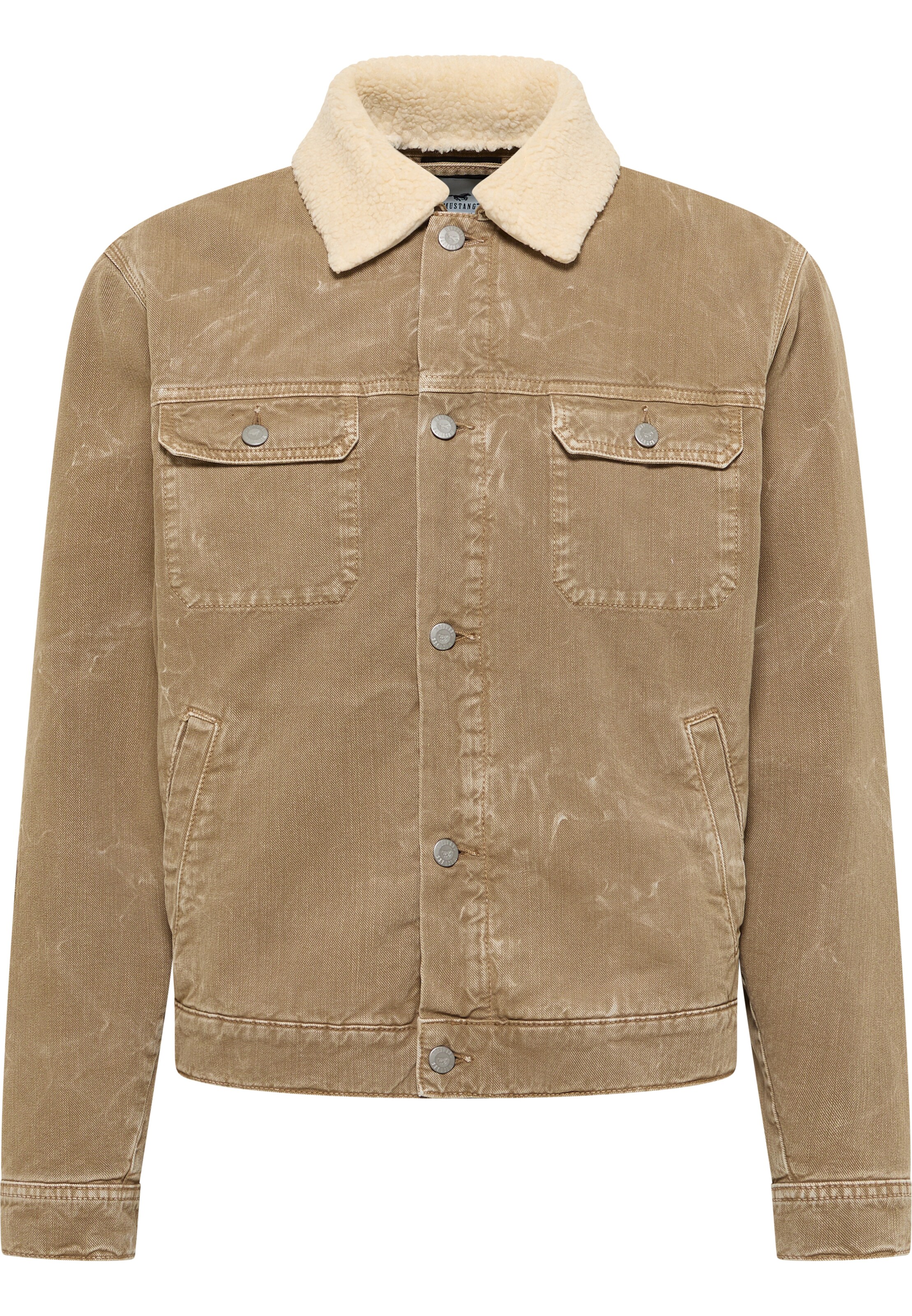 MUSTANG Cordjacke 'Monowi' in Braun: Vorderseite