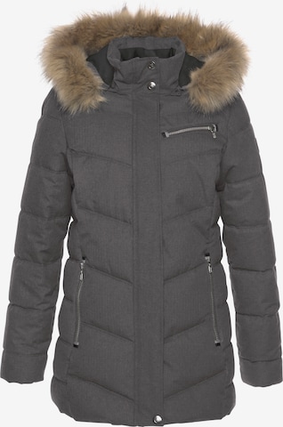 POLARINO Outdoorjacke in Grau: Vorderseite