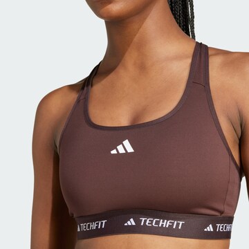 Bustino Reggiseno sportivo di ADIDAS PERFORMANCE in marrone
