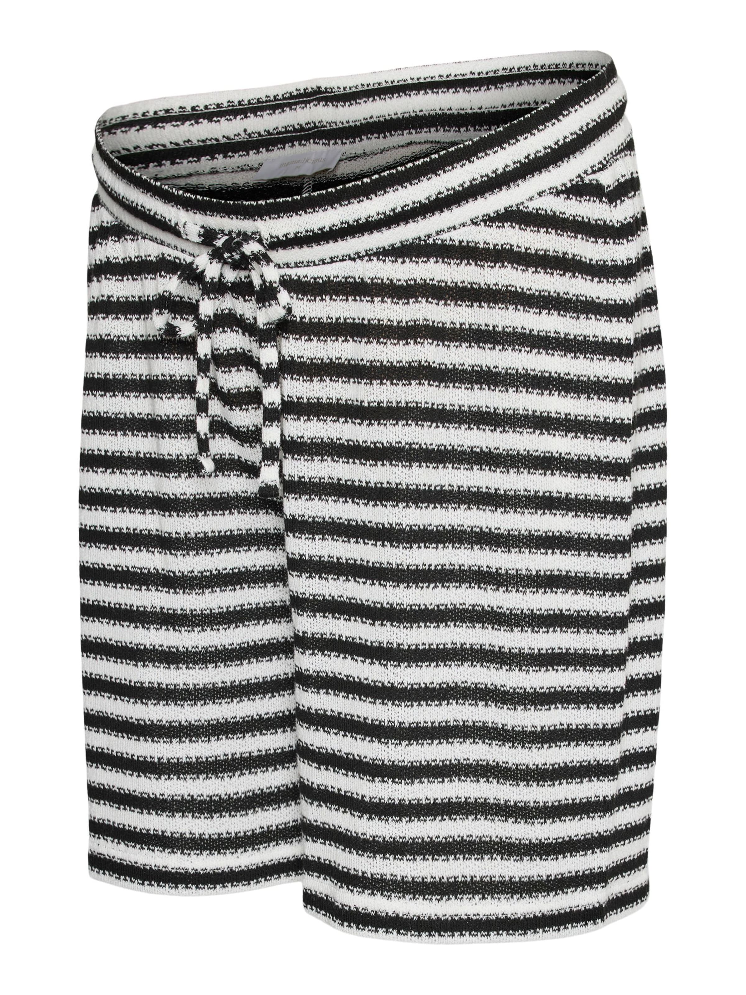 MAMALICIOUS Regular Shorts 'Lupin' in Schwarz: Vorderseite