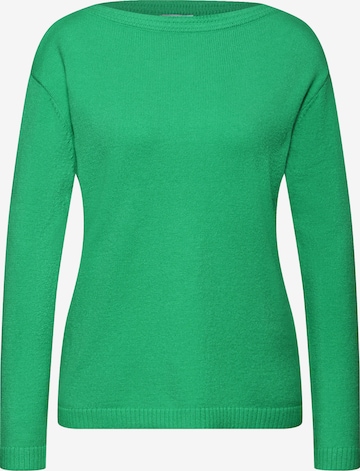 STREET ONE Pullover in Grün: Vorderseite