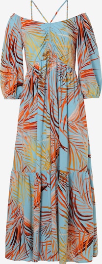 TATUUM Mekko 'PALMIKO 1' värissä turkoosi / ruskea / oranssi, Tuotenäkymä