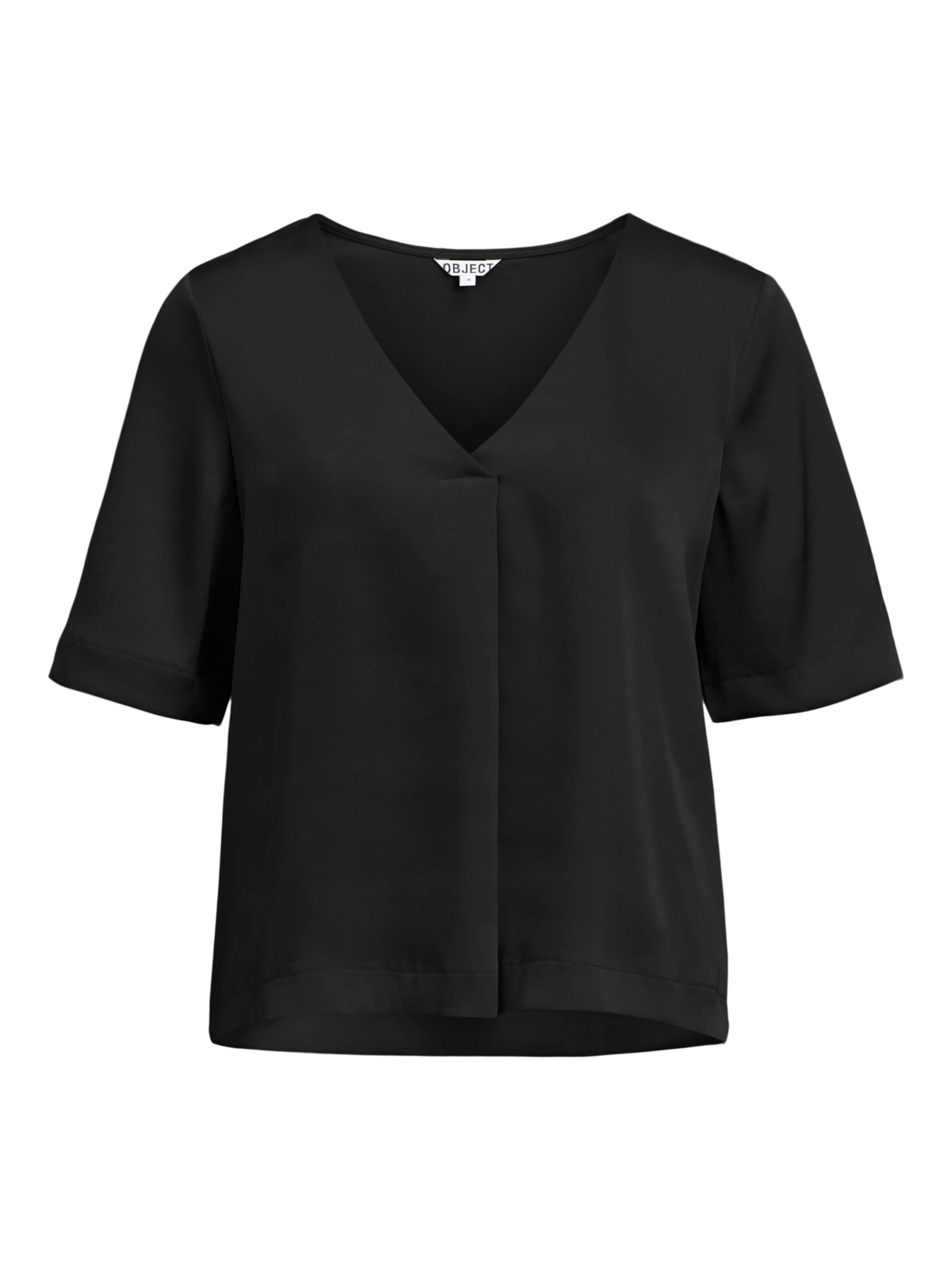 OBJECT Bluse in Schwarz: Vorderseite