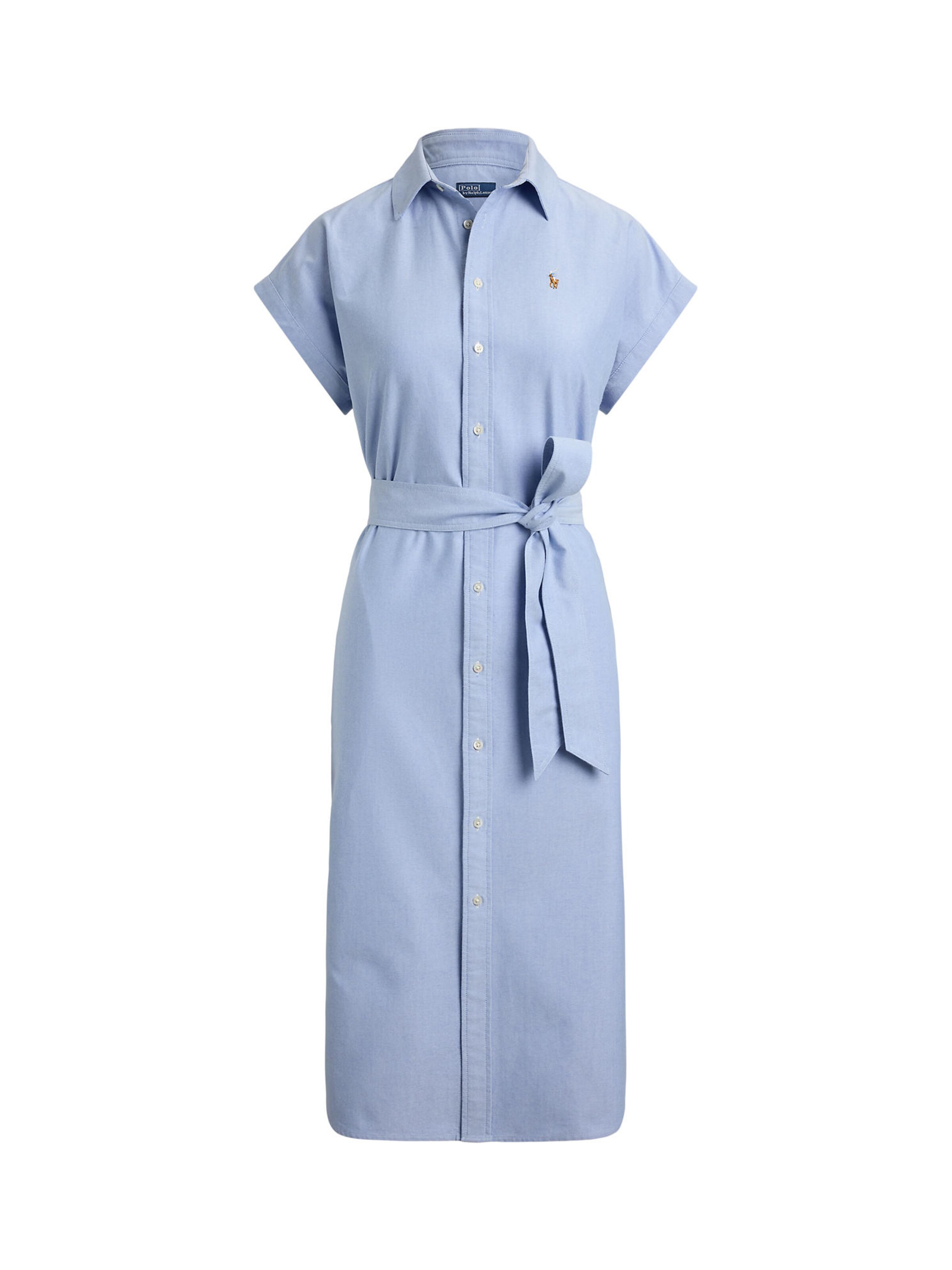 Polo Ralph Lauren Skjortklänning i ljusblå, Produktvy