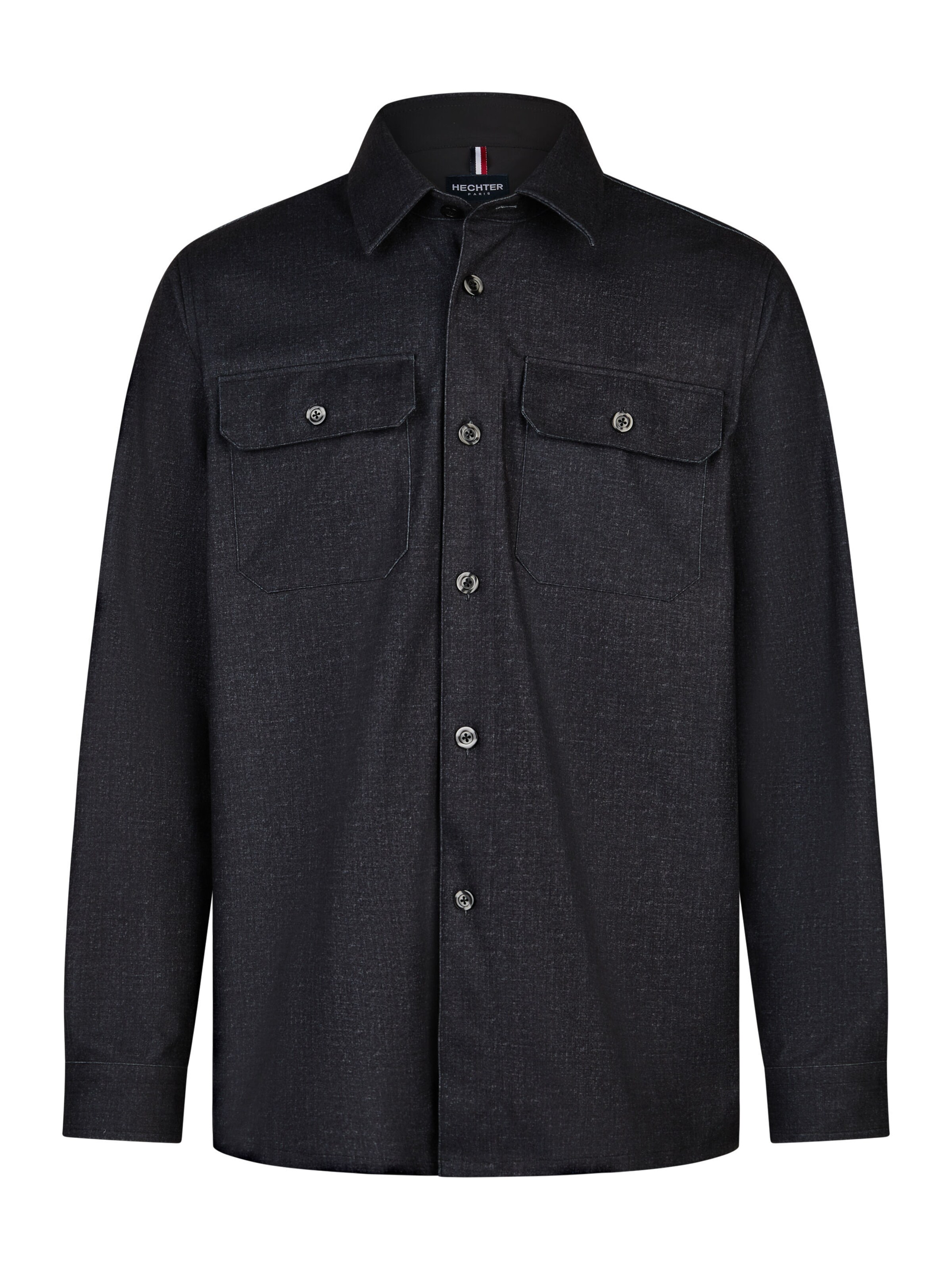 Coupe regular Chemise HECHTER PARIS en noir : devant