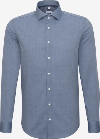 Coupe slim Chemise business ' Slim ' SEIDENSTICKER en bleu : devant