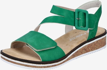 Rieker Sandals in Green: front