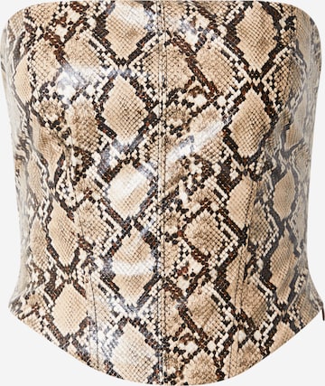 Bershka Toppi värissä ruskea: etupuoli