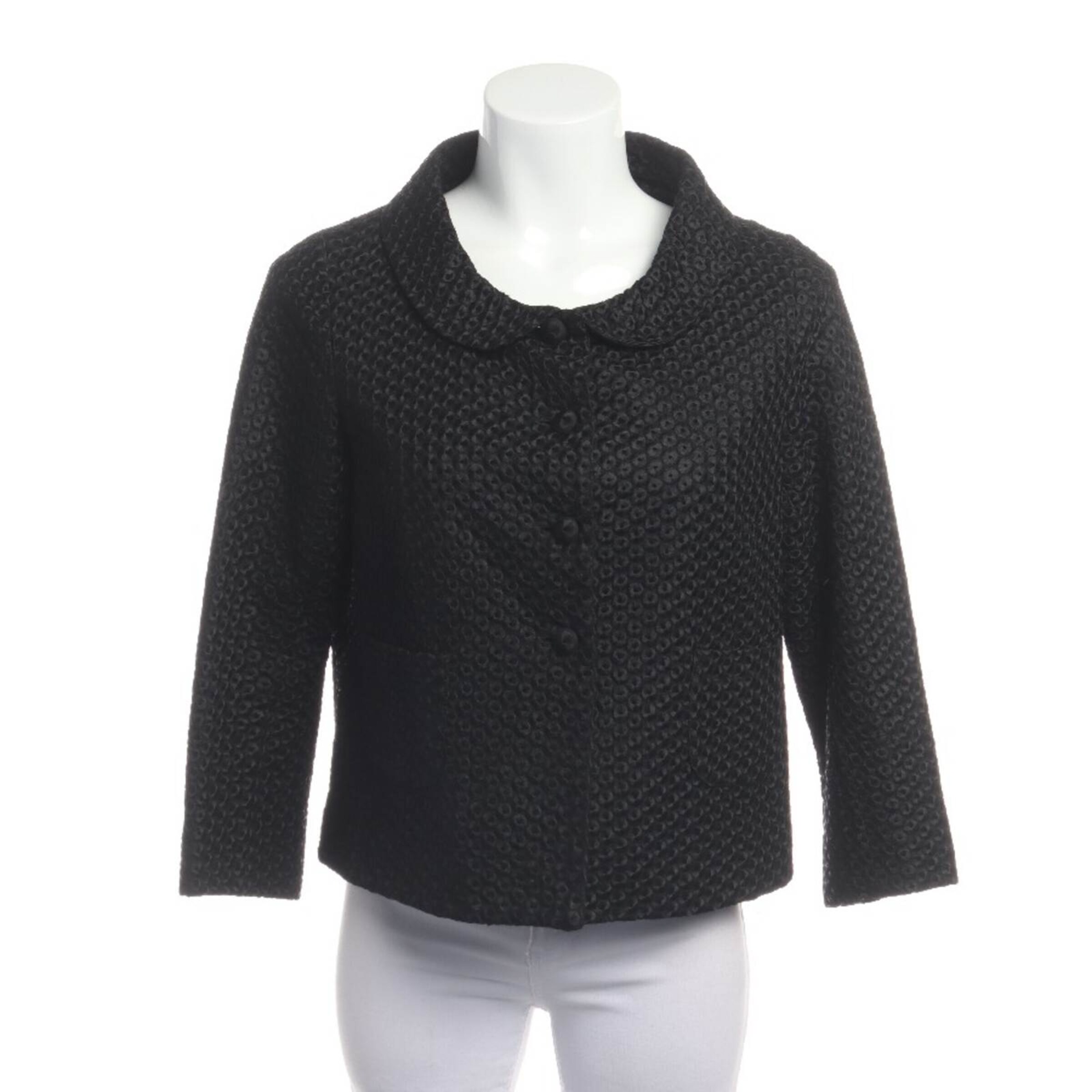 VALENTINO Jacket & Coat in M in Black: front