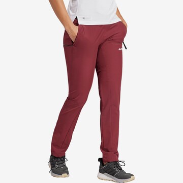 ADIDAS TERREX Regular Sportbroek 'Liteflex' in Rood