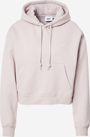 Obey Sweatshirt in Lila: voorkant