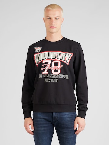 DIESEL Sweatshirt 'GINN' in Black: front