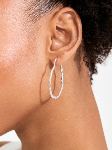 PilgrimNaušnice 'Timber' - srebro boja