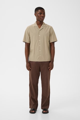 Matinique Comfort Fit Hemd 'Klampo' in Beige