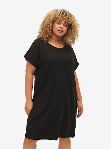 Robe 'MBRYNN' Zizzi en noir : devant