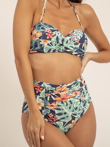 Dona Lisa Bandeau Bikini 'Maillot 2 pièces GLORIA' in Blauw