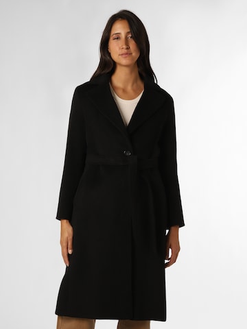 CINZIA ROCCA Between-Seasons Coat in Black: front