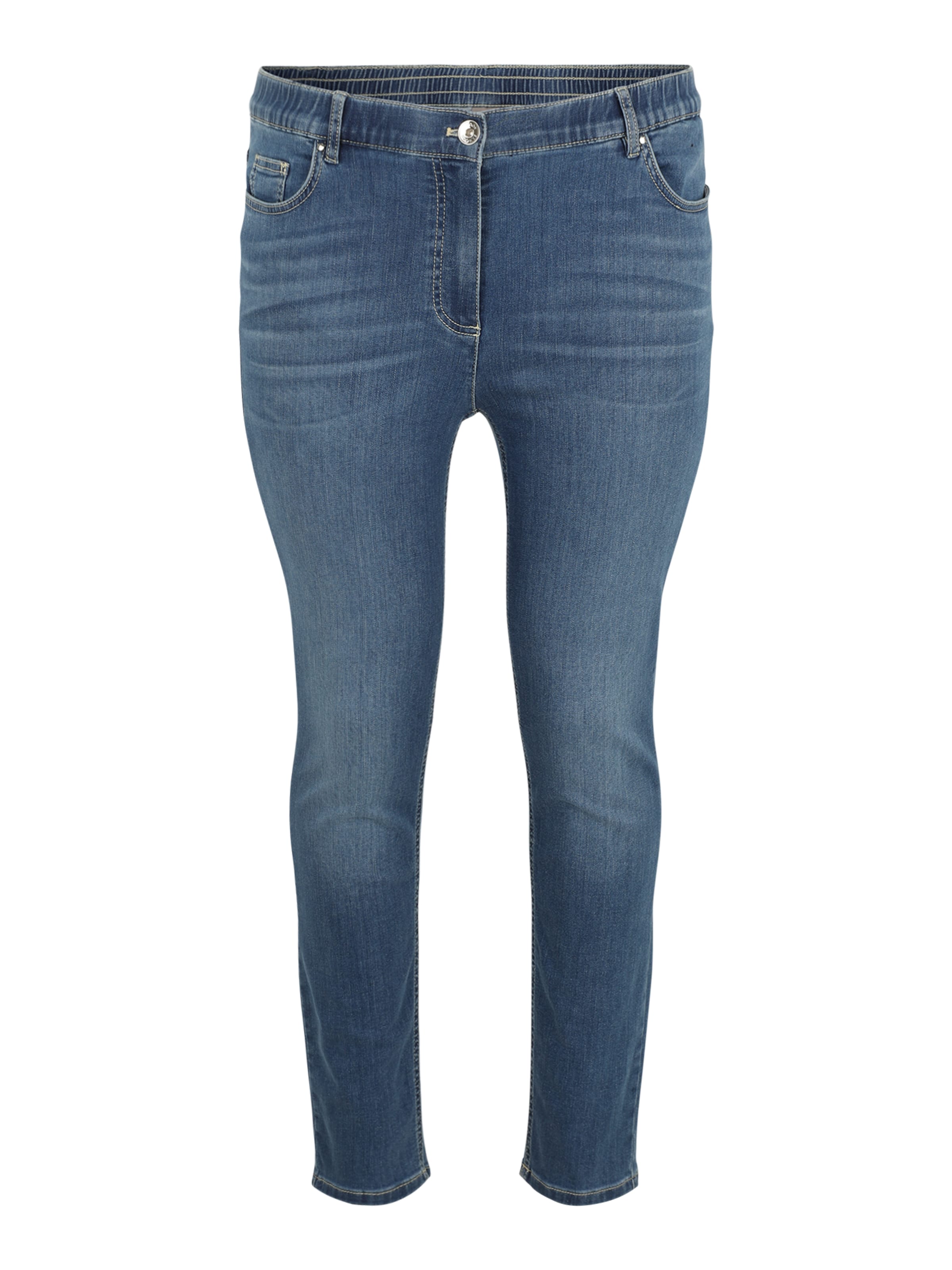 SAMOON Regular Jeans in Blauw: voorkant