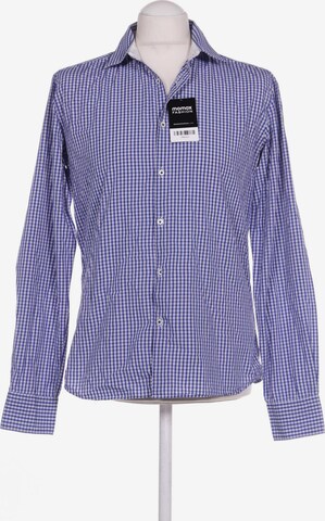 Aglini Button Up Shirt in M in Blue: front