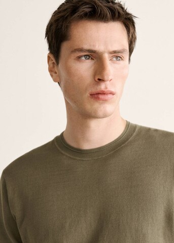 MANGO MAN Sweater 'Sun' in Green