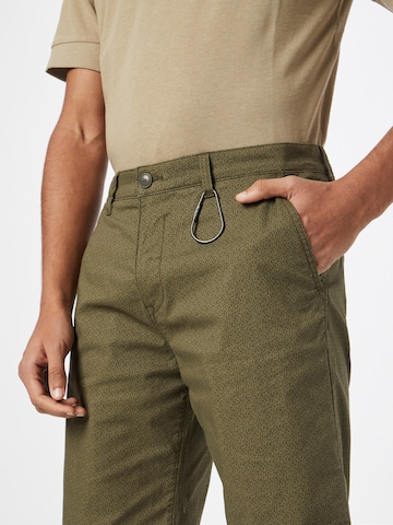 ESPRIT Štandardný strih Chino nohavice - Zelená