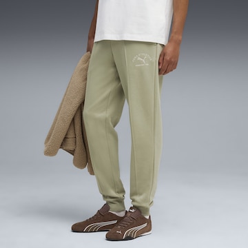 PUMA Tapered Trousers 'Class' in Green: front