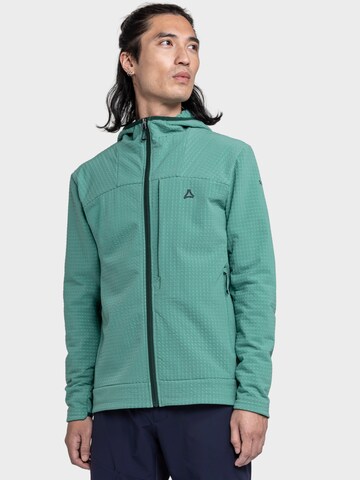 Schöffel Funktionele fleece-jas 'Enixa' in Groen: voorkant