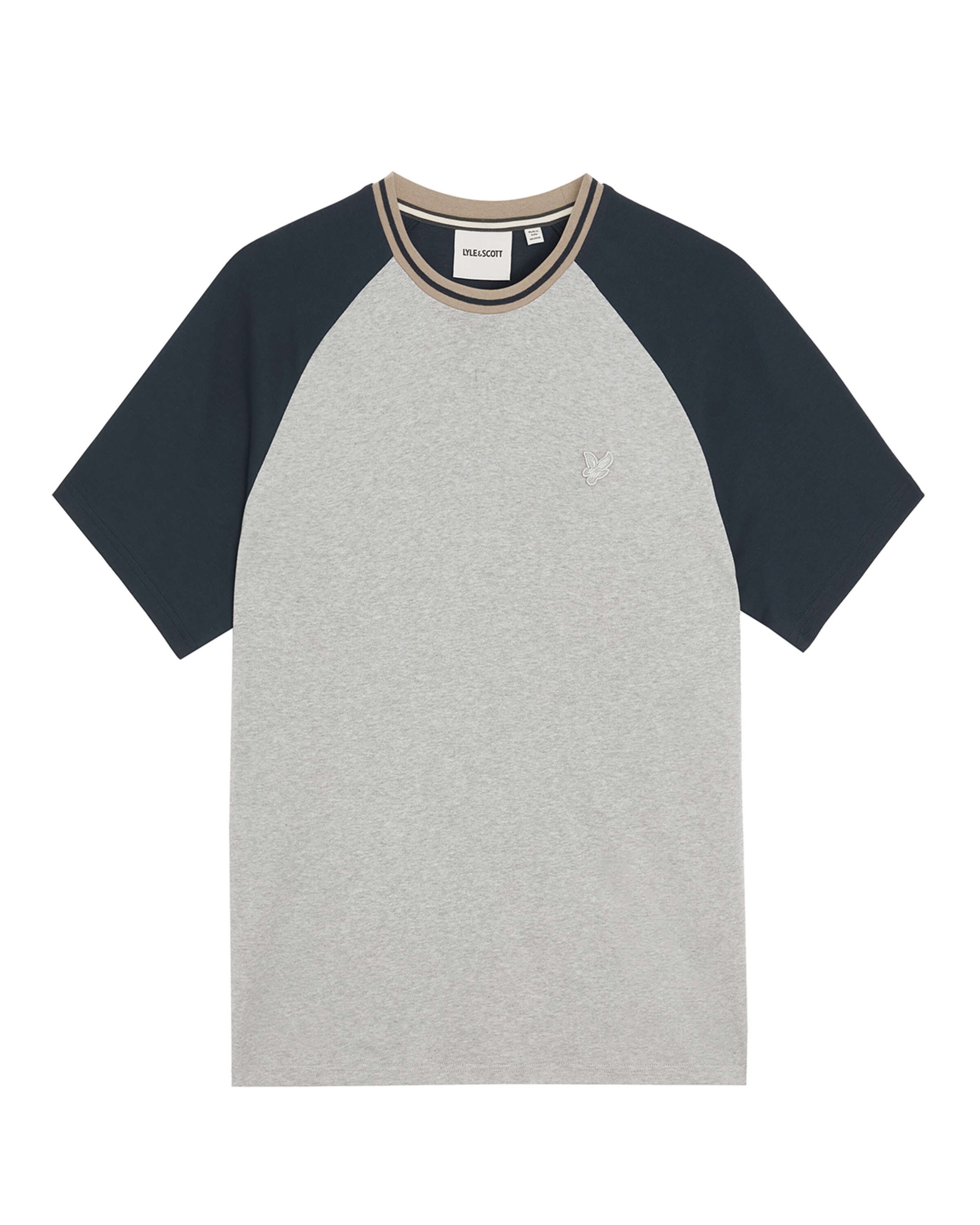 T-Shirt 'Interlock' Lyle & Scott en gris : devant