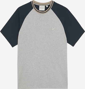 Lyle & Scott Shirt 'Interlock' in Grijs: voorkant