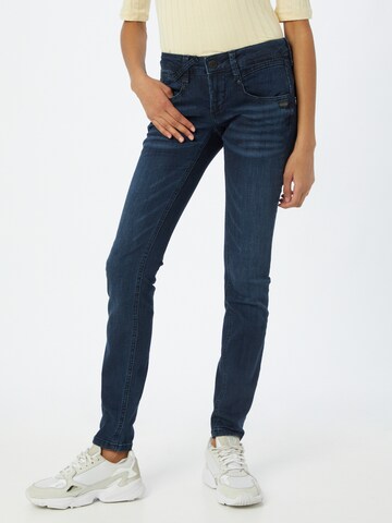 Skinny Jeans 'Nena' de la Gang pe albastru: față