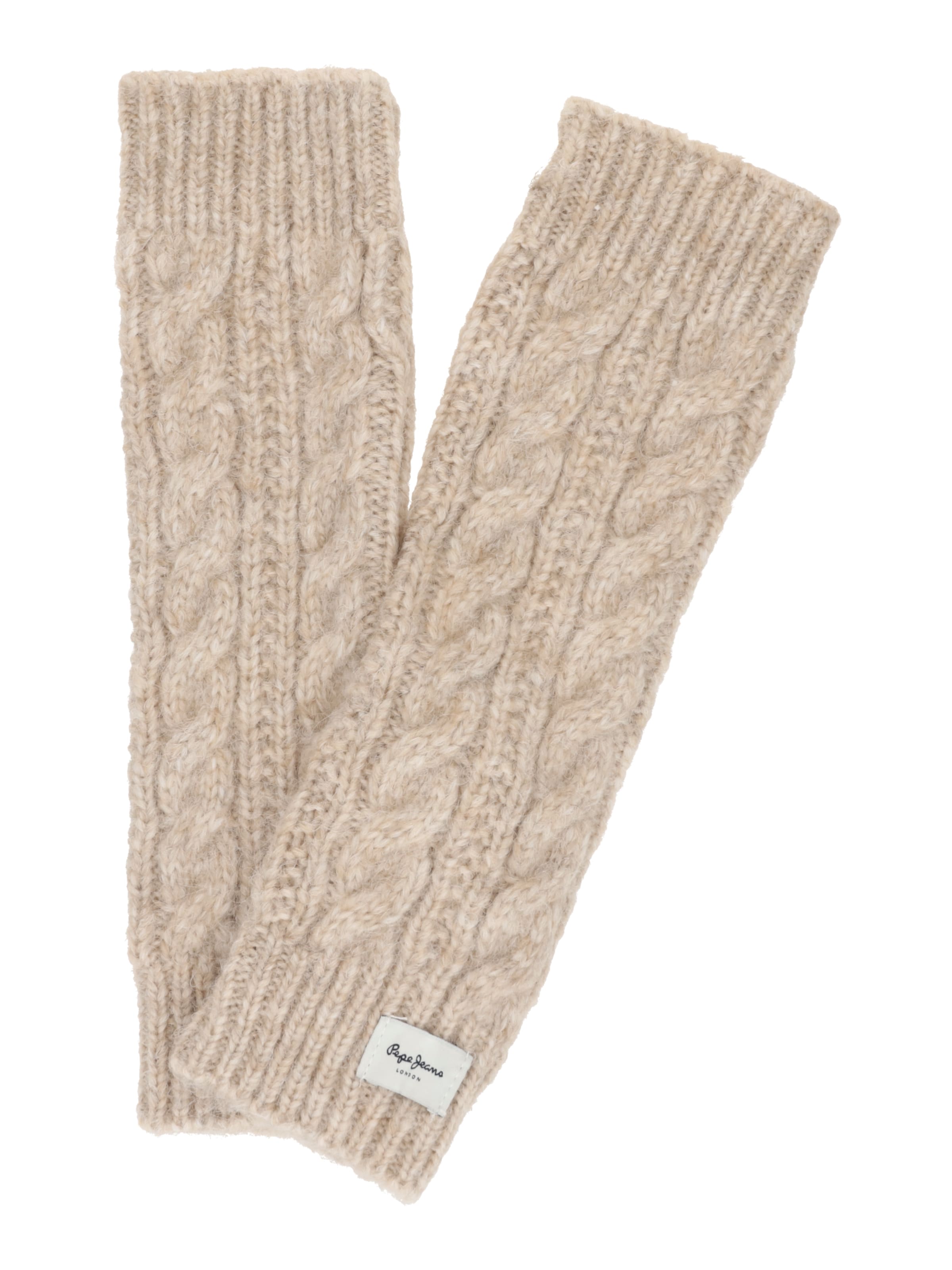 Pepe Jeans Rękawiczki z krótkimi palcami 'FIONA' w kolorze beżowy: przód