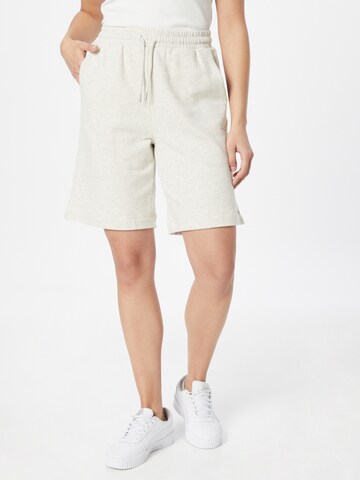 ESPRIT Loose fit Pants in White: front
