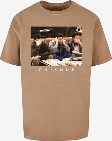 Maglietta 'Friends - Three Wise Guys' di ABSOLUTE CULT in beige: frontale