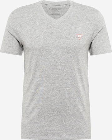 T-Shirt GUESS en gris : devant