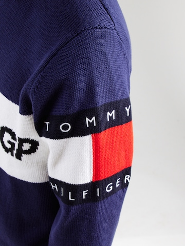 TOMMY HILFIGER Pullover in Blau