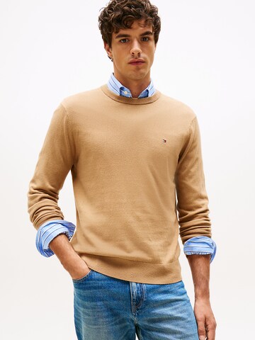 TOMMY HILFIGER Trui in Bruin: voorkant