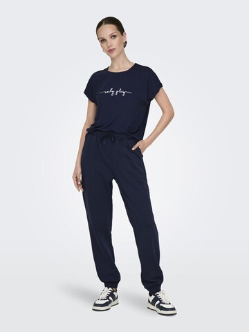 ONLY PLAY Tapered Sports trousers 'LUX' in Blue