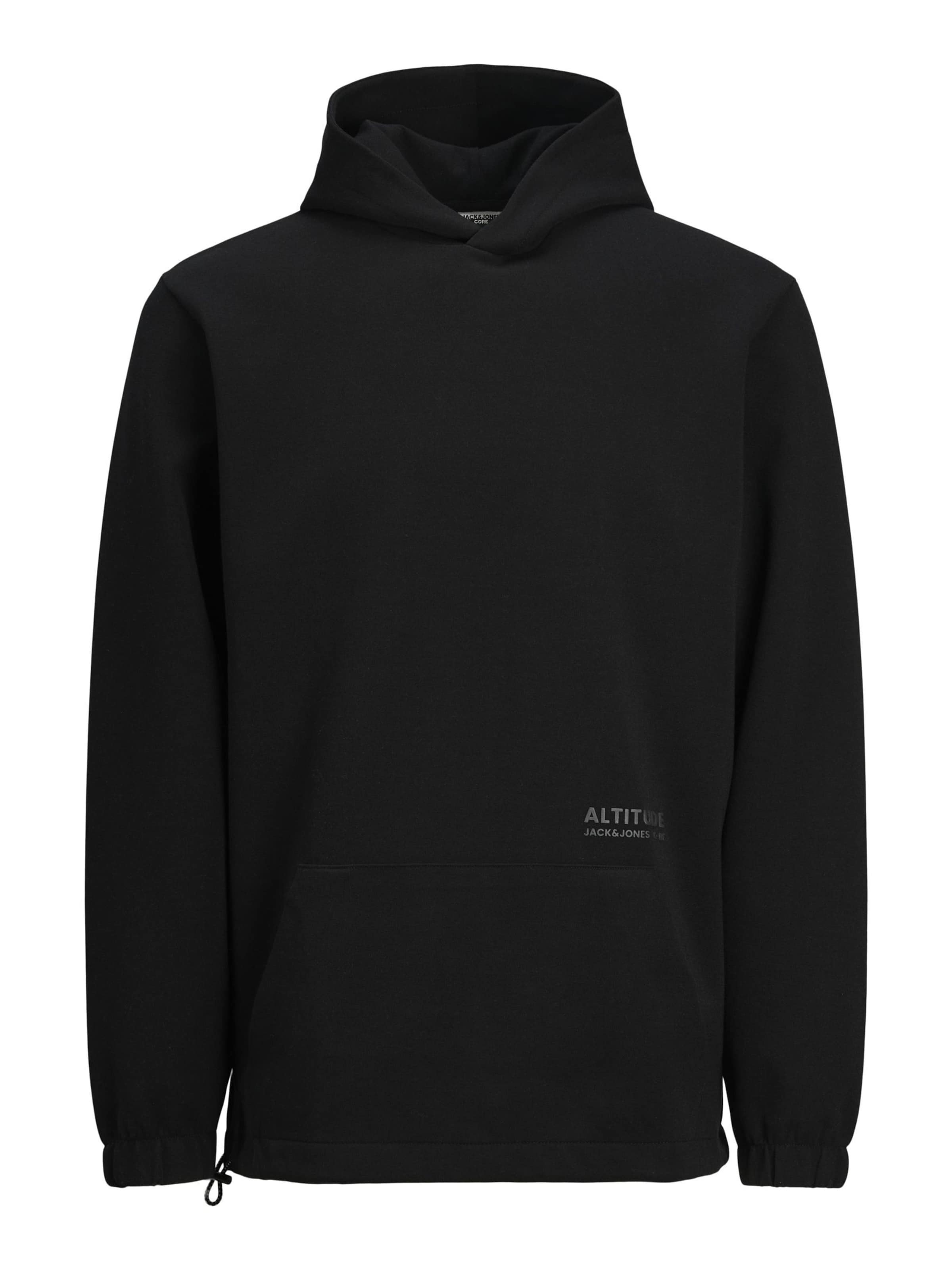 JACK & JONES Sweatshirt 'Altitude' i sort: forside